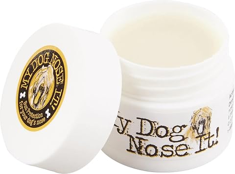 Moisturizing Sun Protection Balm for Dogs' Noses - 0.5 Ounce