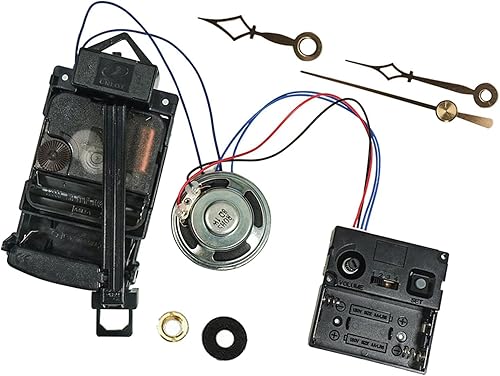 Miniatura 5 de Milageto Kit de mecanismo de movimiento de reloj de péndulo, relojes de bricolaje para hacer relojes de repuesto, reloj de péndulo, eje de