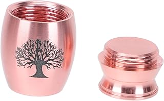 UPKOCH 1pc Pet Urn Mini Urns Small Dog Urns for Ashes Cremation Keepsake Urn Cremation Ash Boxes Rabbit Urn Pet Urn Box Mini Pet Urn Pet Ash Can Rose Gold Can Be Opened Storage Box