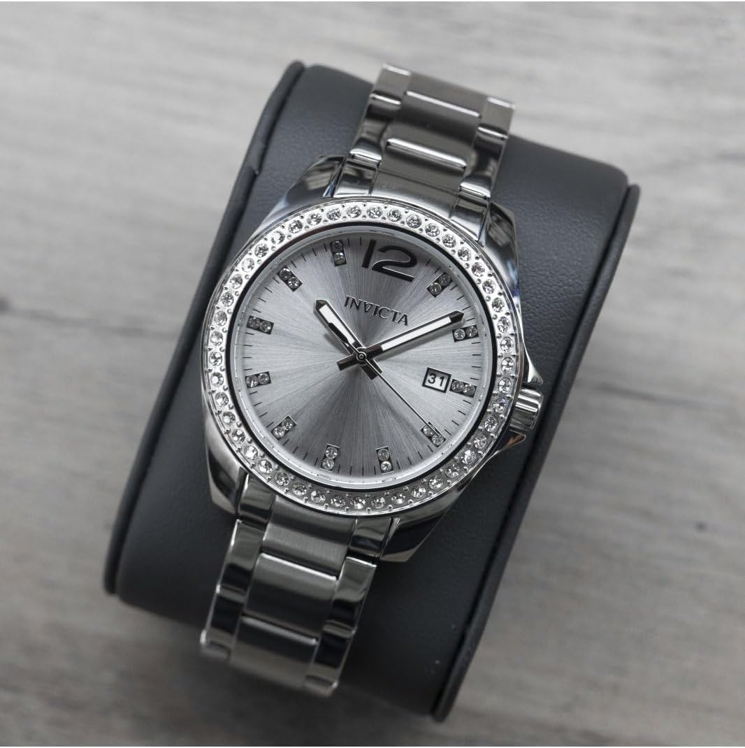 Invicta Women's 49846 Angel Quartz PC32 Silver Dial Watch