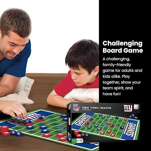 Miniatura 4 de MasterPieces NFL Los Angeles Rams Juego de mesa de damas, 13 x 21 pulgadas