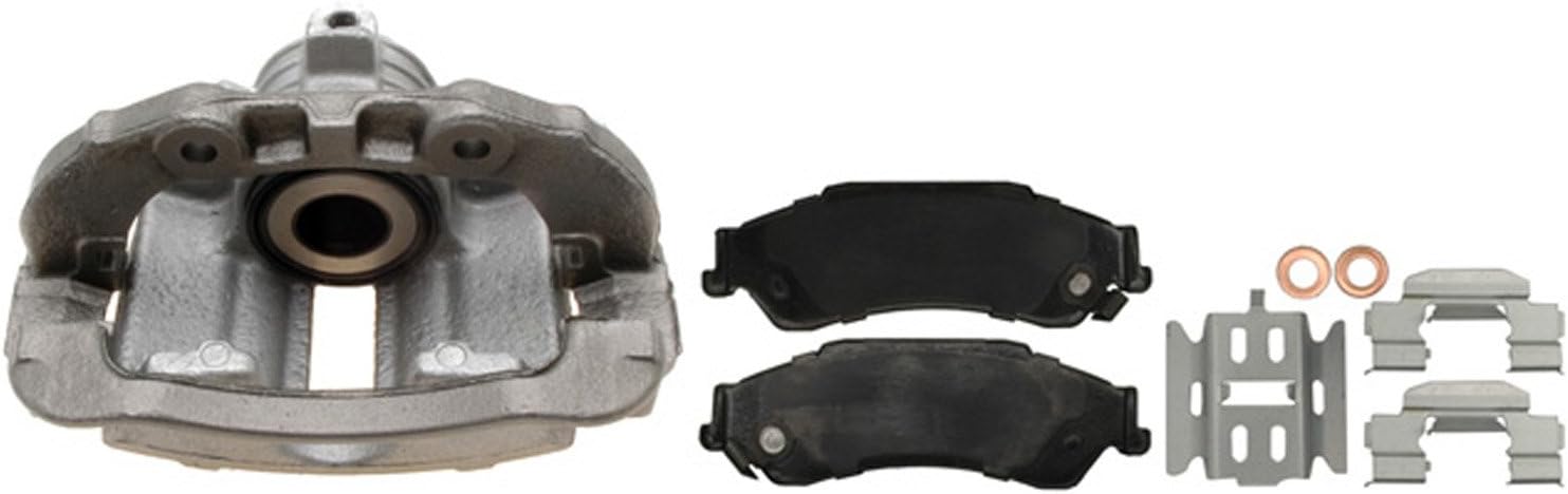 ACDelco Professional 18R1487 (89036425) Rear Disc Brake Caliper Assembly with Ceramic Pads (Loaded Non-Coated)