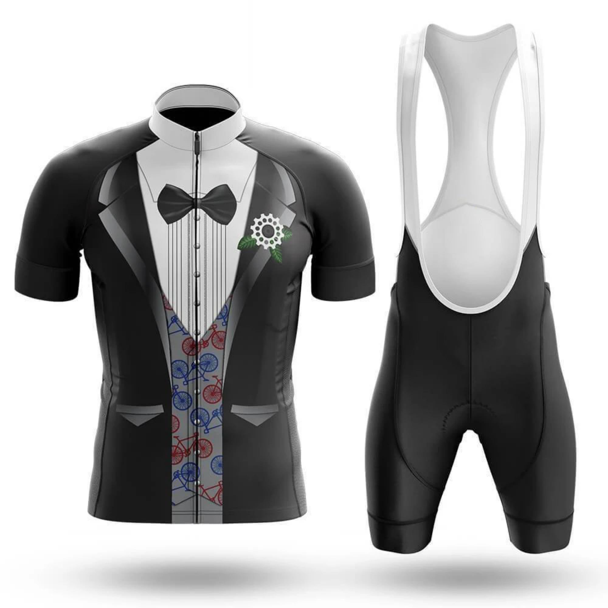 Men's Cycling Jersey Set Summer Cycling Clothing Suit Cartoon Cat Bike Clothes Road Bikin…