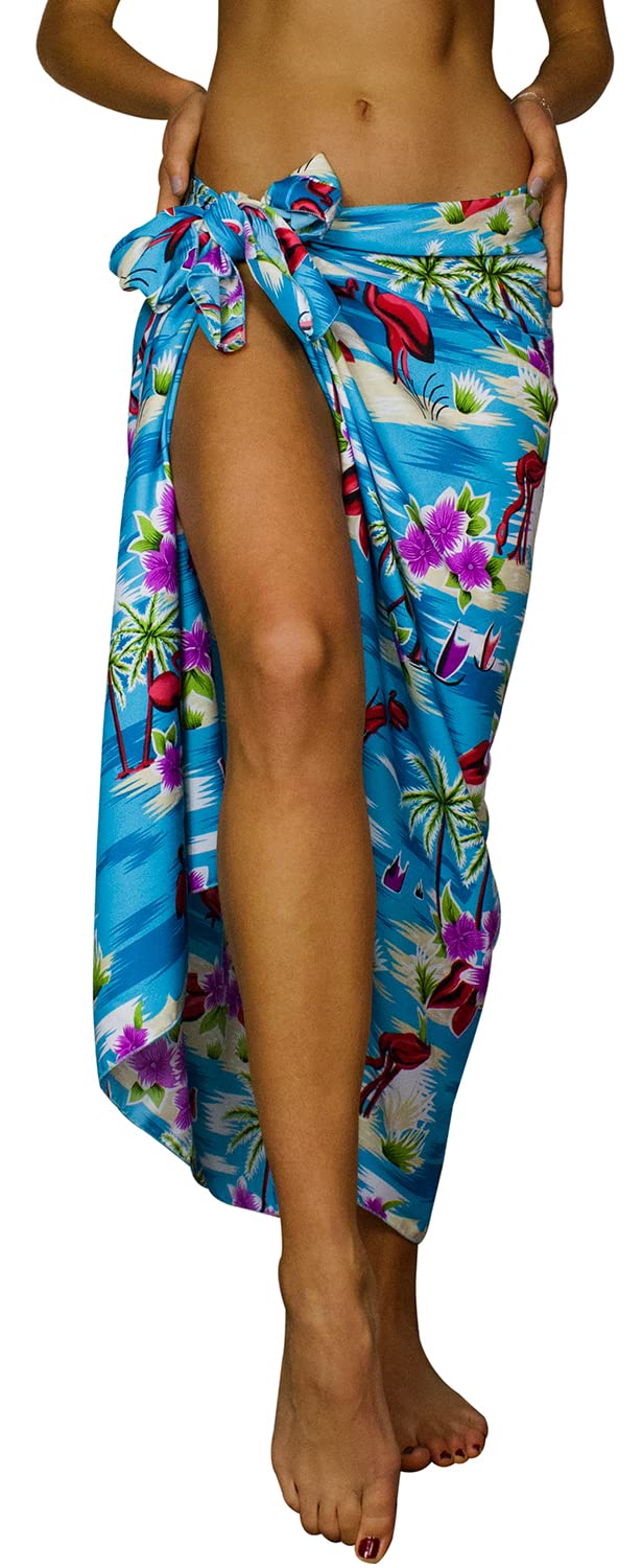 King Kameha Hawaiano Pareo Sarong Abrigo De Playa para Mujeres Funda De Bikini Casual Traje De Baño Muy Ruidoso Playa Imprimir
