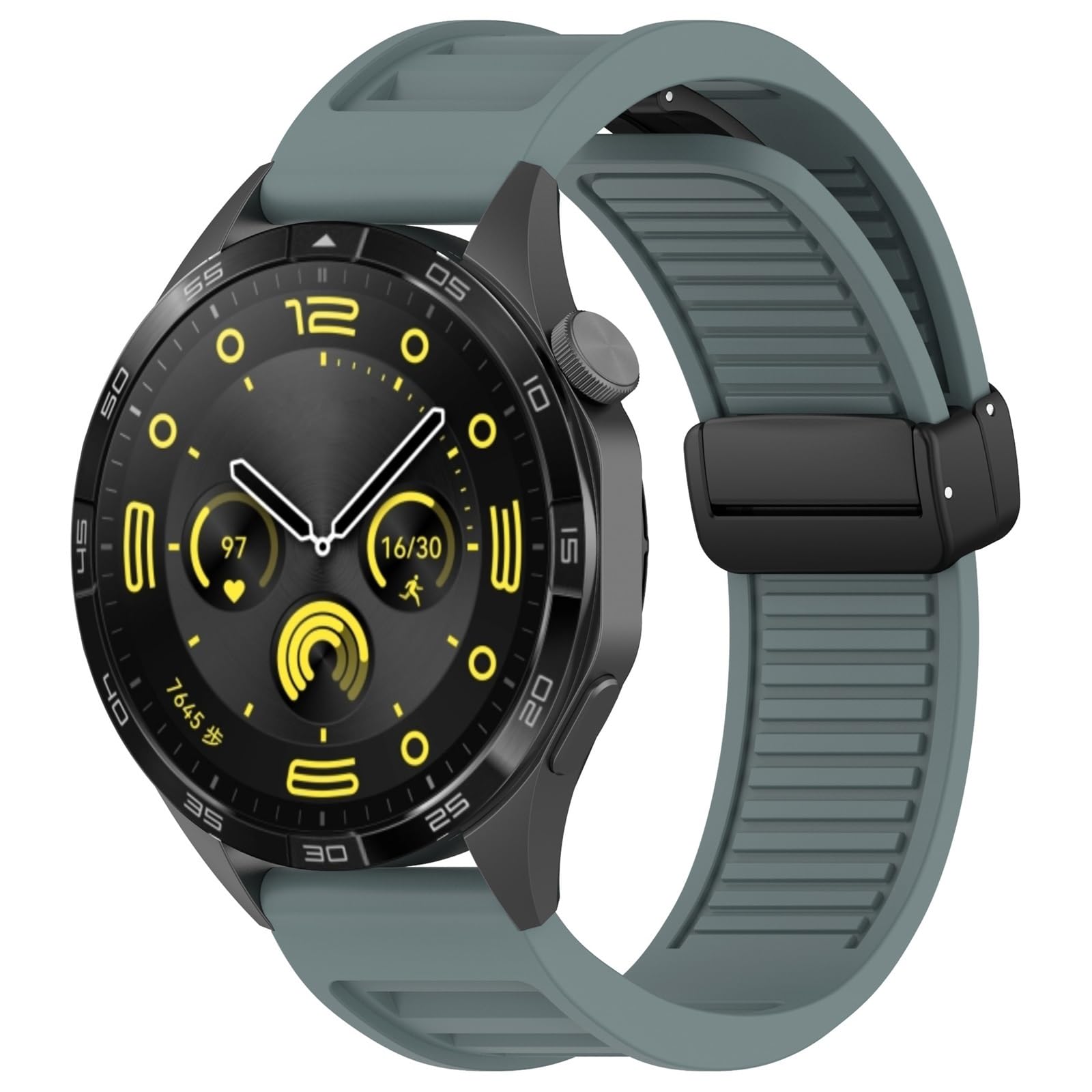 Paski 22 mm do Huawei GT3 SE/Watch 4Pro silikonowy pasek z klamrą magnetyczną do Huawei Watch GT2 3 4 GT3 Pro 46 mm bransoletka opaski na nadgarstek