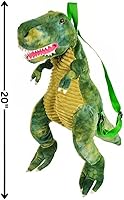 Vista 3 de Rhode Island Novelty 20" Dino Mochila T-Rex, Verde