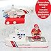BathBlocks Floating Coast Guard Set, Red & Whte