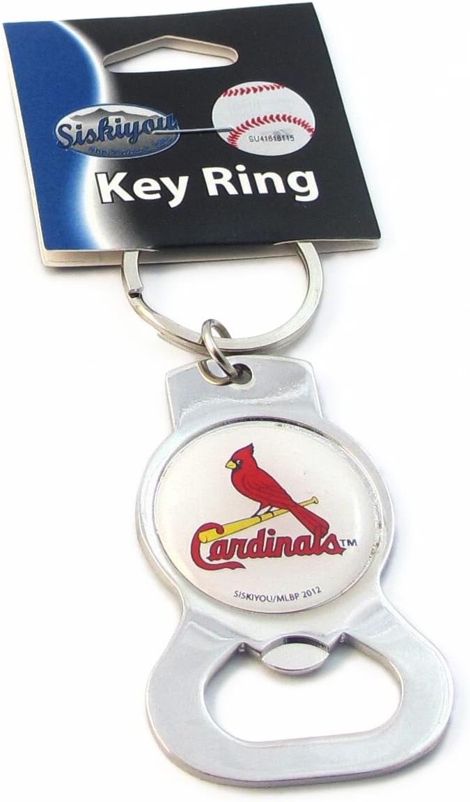 MLBユニセックス栓抜きキーチェーン グレイ