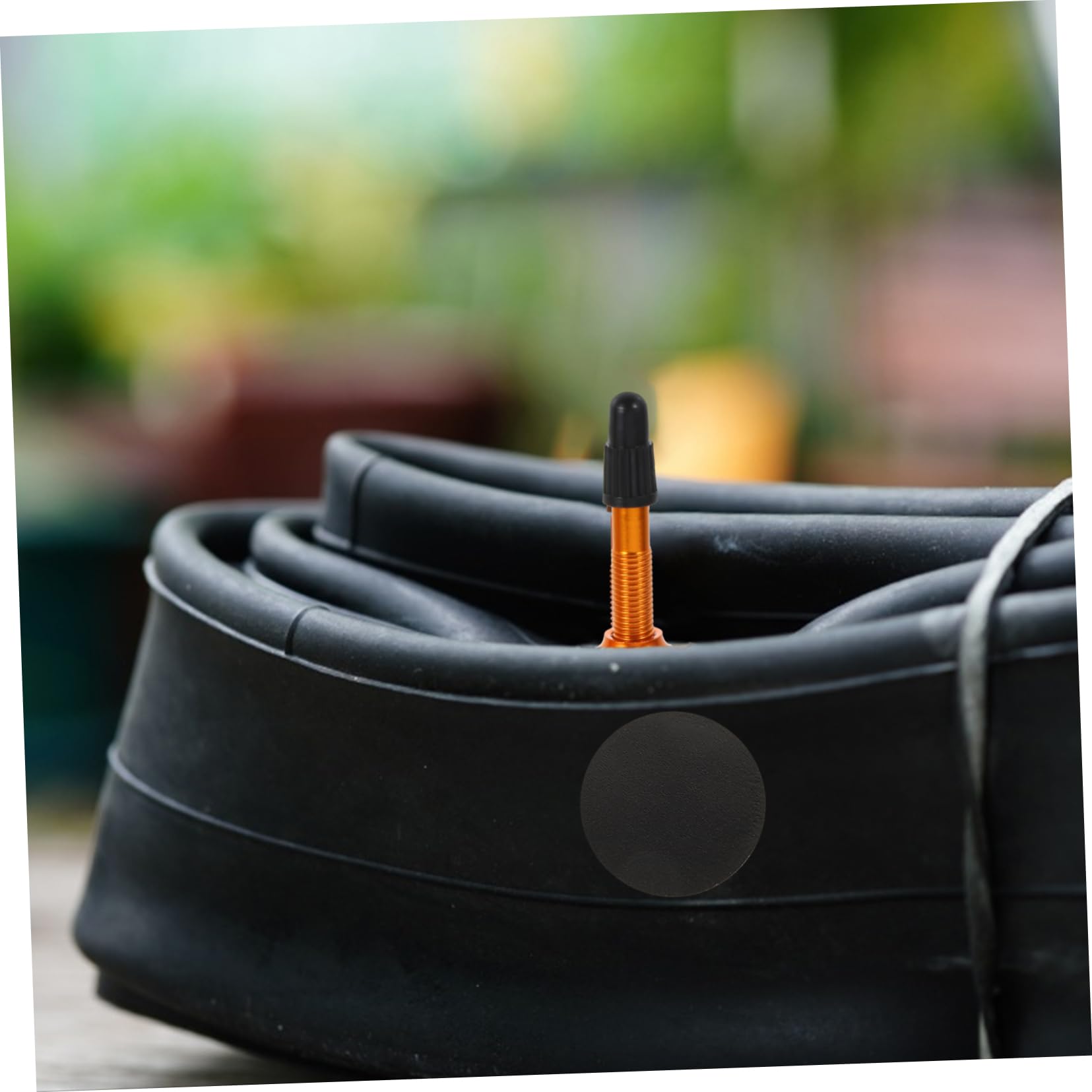 Toyvian 20pcs Tire Repair Patches Glueless Inner Tube Patch Kit for Portable Emergency Repair Tool for Material