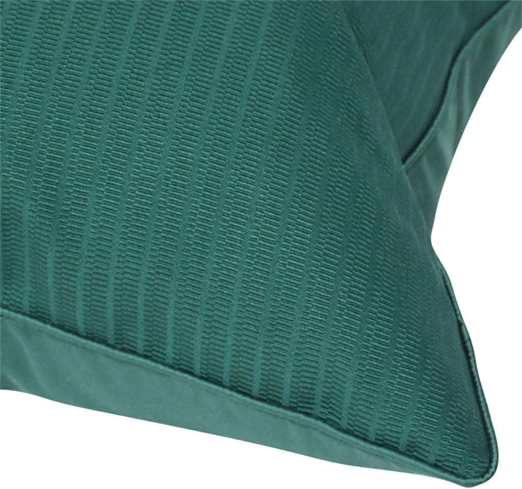 HBJWOV Green Striped Sofa Pillow Case Soft Decoration Hotel Model Living Room Chair Against The Waist