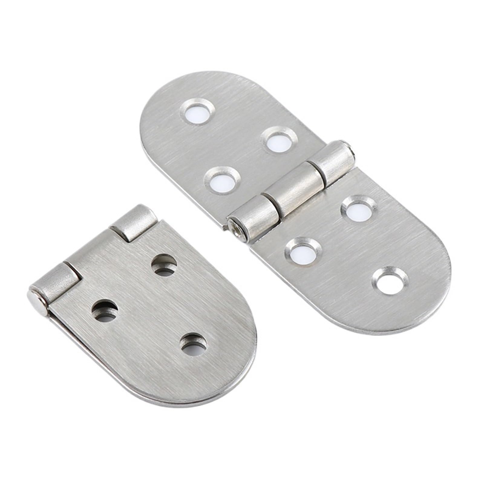 Luvafey One Color 180 Degree Flip Folding Hinge 2Pcs Stainless Steel Flap Hinge Cabinet Door Dining Table Hinges Furniture Hardware Accessories Hing For Table Cabinet Closet Door Furniture