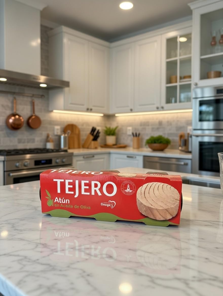 Tejero - Conserva de Pescado | Atún en Aceite de Oliva - 8 Unidades (3 x 52 g)