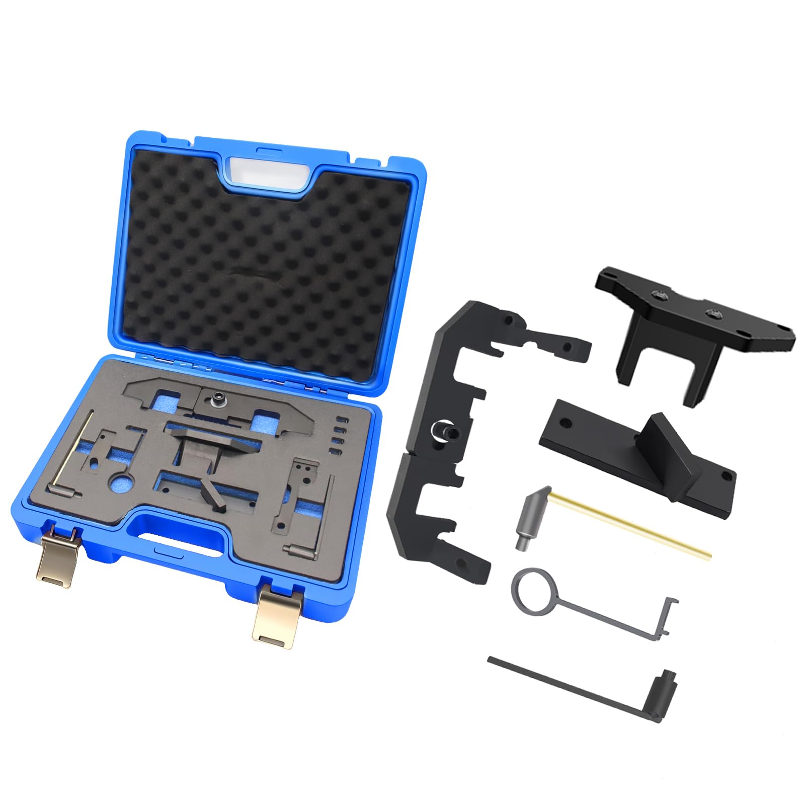 Kit de Calage Moteur,Outil de Courroie de Distribution, Compatible avec Peugeot, Citroën, Opel pour 1.0, 1.2 VTi (VVT) /GDI Pure Tech Essence, 0109-2A, 109-2C, 109-2D