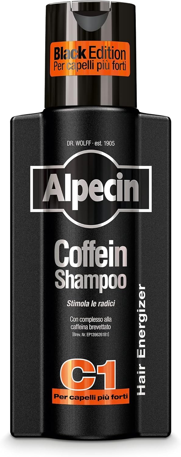 Alpecin C1 Black Edition Caffeine Shampoo, 0.28998 kg