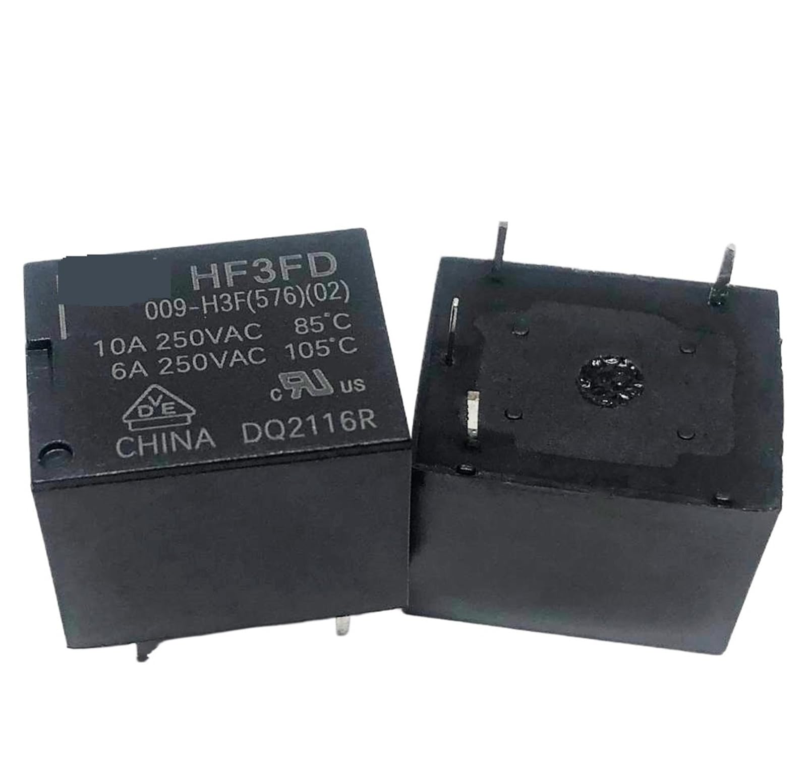 Relais HF3FD 012-HTF 10A haute durabilité mécanique pour PCB