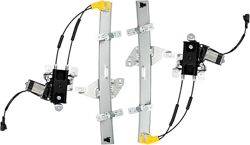 Miniatura 174 de TRQ Juego de regulador de ventana eléctrica delantera y motor compatible con Ford Ranger 1993-2011 1994-2009 Mazda B2300 1998-2001 B2500 1994-2007