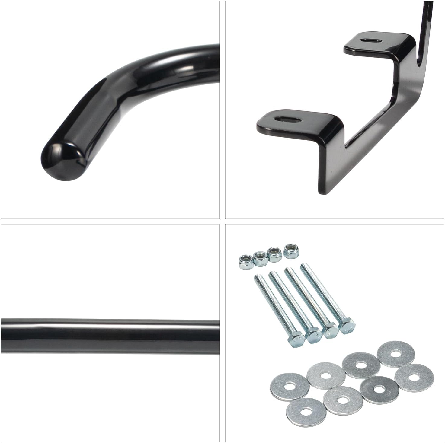 Rear Crash Bar Compatible with Harley Davidson Tri Glide 2009-2025,for CVO Tri Glide 2020-2022 Black