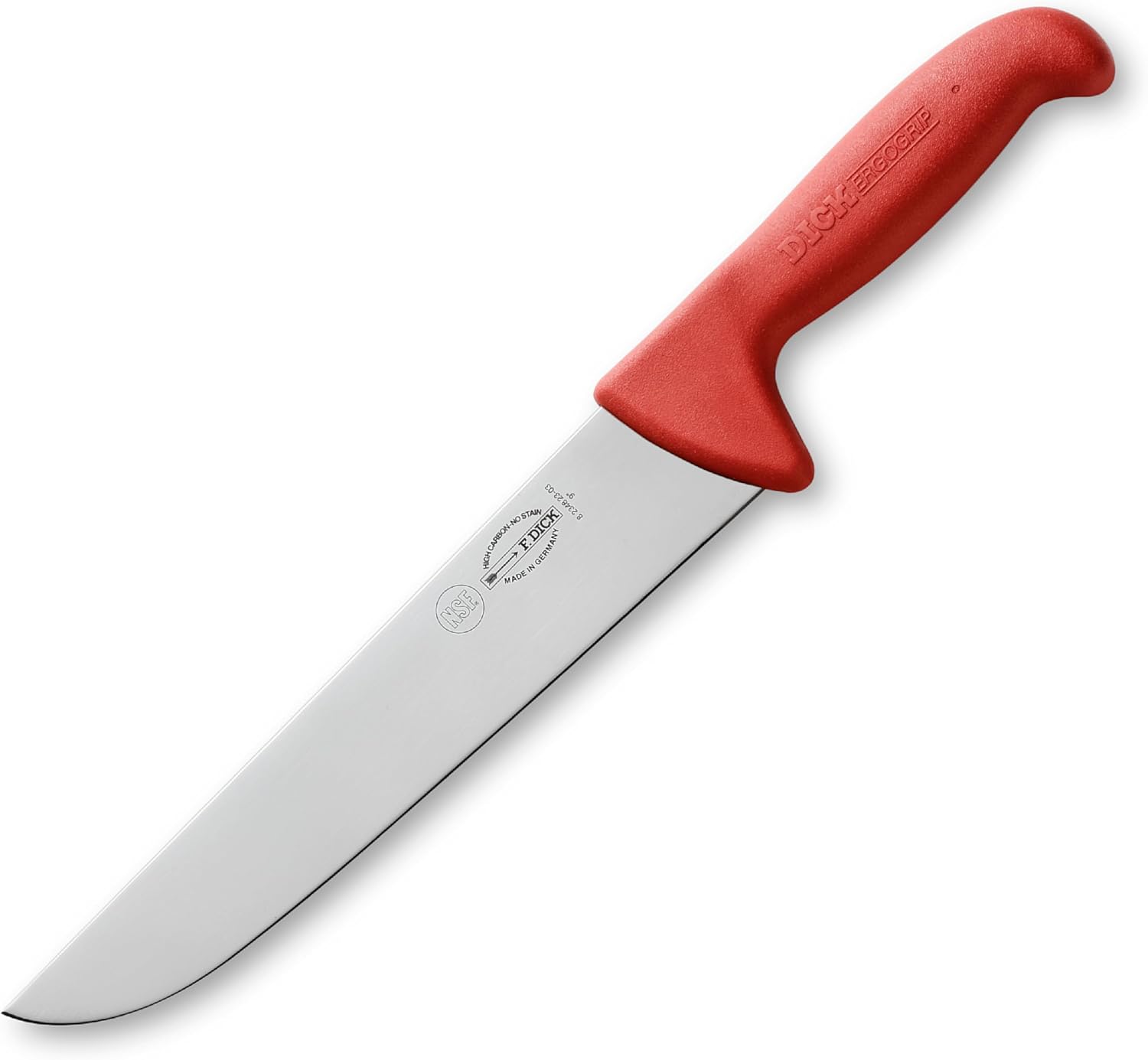 Dick block knife 82348 23-03, red, 9-inch handle