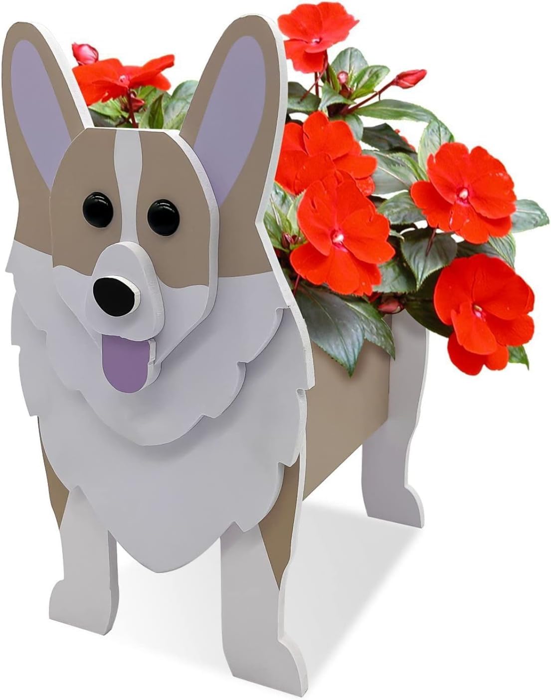 KJMWXOP Dog Shape Flower Pot, Garden Planter, Animal Shaped Flower Plant, Succulent Pot Decoration For Yard Decoration,Dachshund