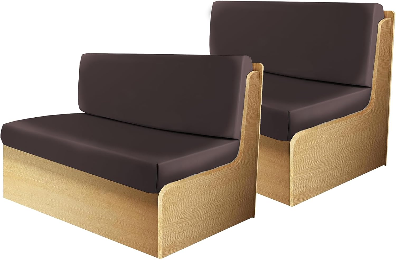 4pcs PU Leather RV Cushion Covers, Waterproof RV