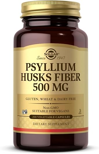 Solgar Psyllium Husks Fibre 500 mg 200 Bitkisel Kapsül