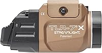 Vista 4 de Streamlight 69429 TLR-7 X 500-Lumen 5000-Candela Compact Tactical Weapon Light with High & Low Paddle Switches and Key Kit, Flat Dark Earth