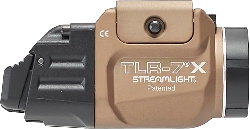 Miniatura 4 de Streamlight 69429 TLR-7A Flex 500 lúmenes de perfil bajo, incluye interruptor alto montado en la luz más interruptor bajo en el paquete, batería y