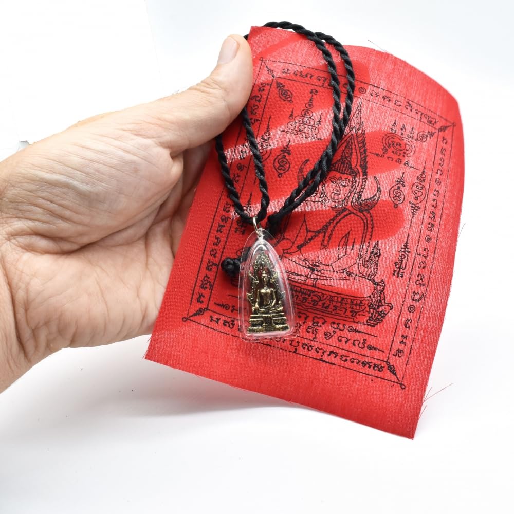 BDM - Collar de Phra Buddha Chinnarat: Amuleto Budista de Tailandia para Protección y Equilibrio Emocional