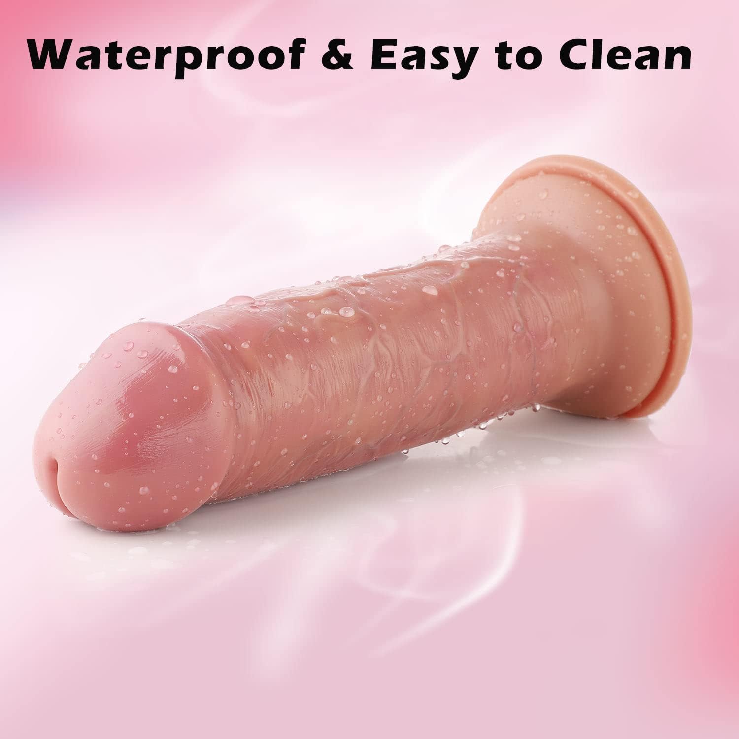 Huge Dildo Thick Dildos Big Monster Silicone Dildo with Suction Cup, Giant Realistic Dildos Vibrating Large Waterproof Dildos for Men, Body Safe Fake Penis for Women