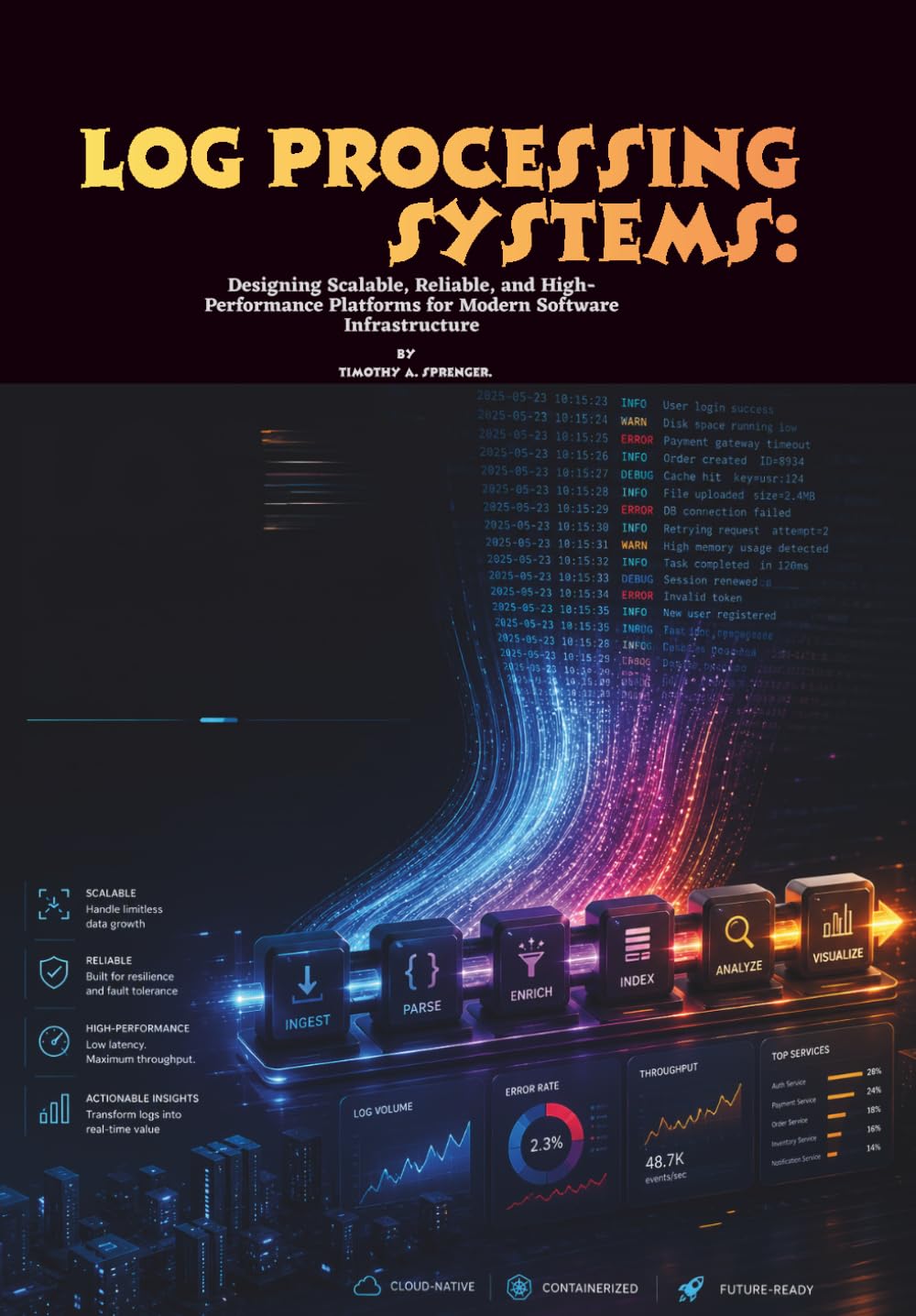 Log Processing Systems: Designing Scalable, Reliable, and High-Performance Platforms for Modern Software Infrastructure