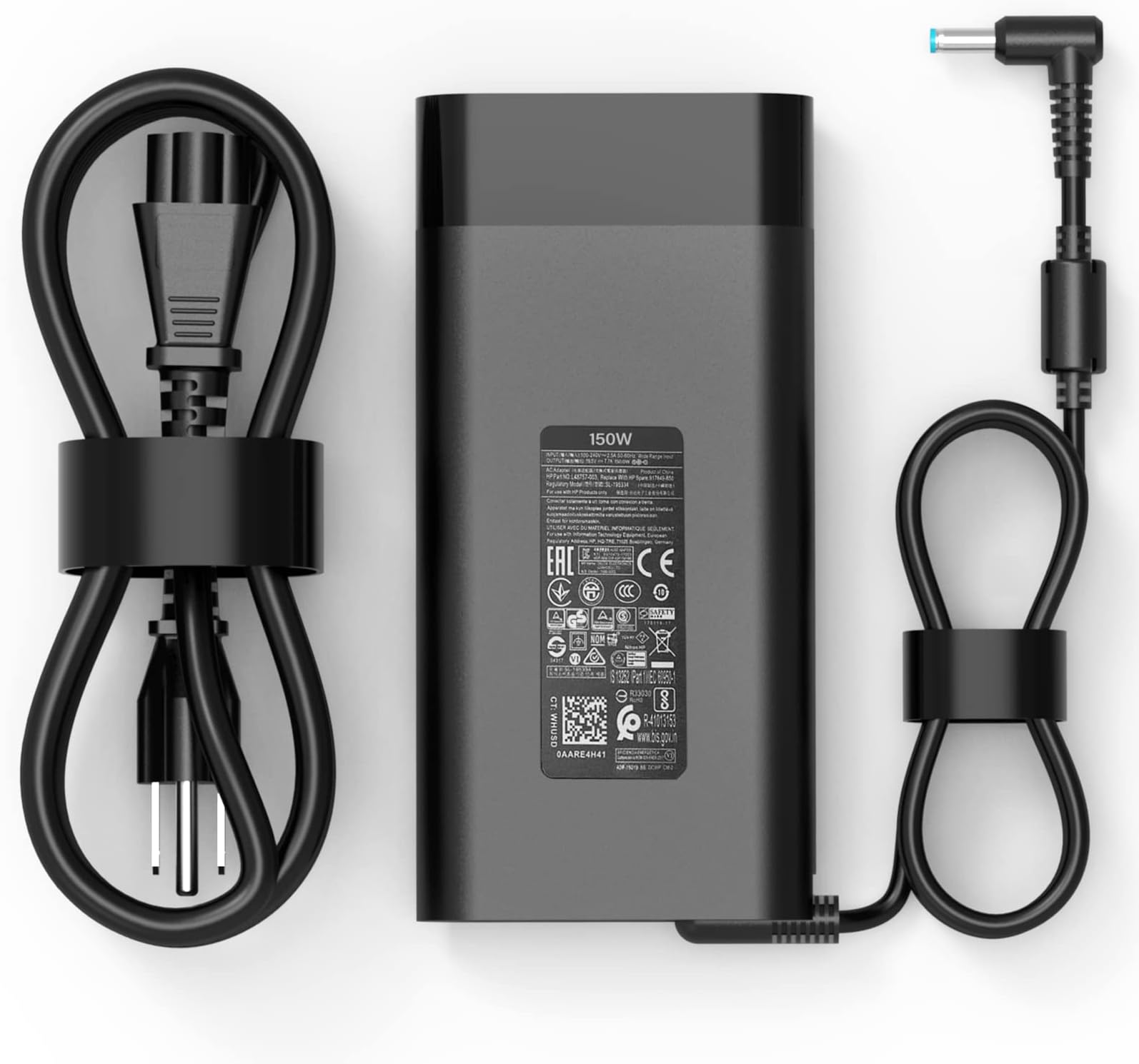 150W AC Charger Compatible with HP Zbook 15 16 17 15u 15v G3 G4 G5 G6 G7 G8 G9 ZBook Studio Firefly 15 G4 G5 G7 G8 G9 G10 G11 Victus 15 OMEN by 15 17 Pavilion Gaming 15 17 Laptop Power Adapter