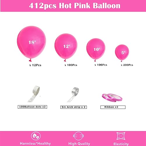 Miniatura 8 de Juego de 412 guirnaldas de globos de color verde menta pastel de 18, 12, 10, 5 pulgadas, diferentes tamaños, globos de látex ligeros para baby