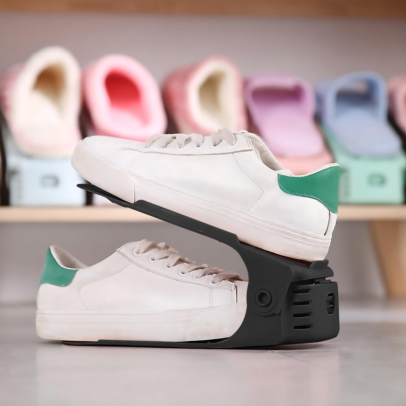 Organisateur Chaussures Réglable Nicoone - Lot De 20 - Gain De Place Incroyable Dans Ton Placard Ou Ton Entrée