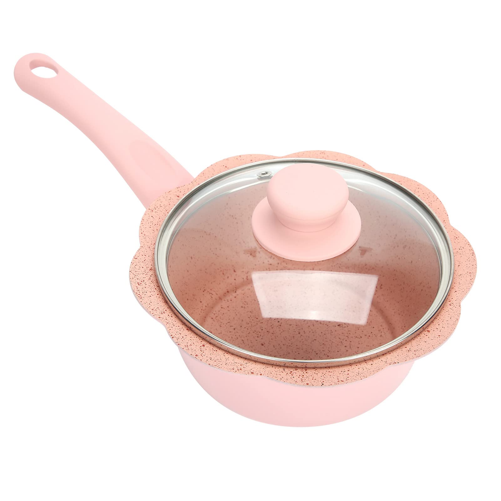 Set di Pentole per Zuppa di Latte, Pentole da Multifunzione Antiaderenti per Alimenti per Bambini, Colore Rosa