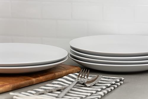 Vista 57 de 10 Strawberry Street Wazee - Plato de ensalada Coupé mate de 8.25 pulgadas, juego de 6, rojo