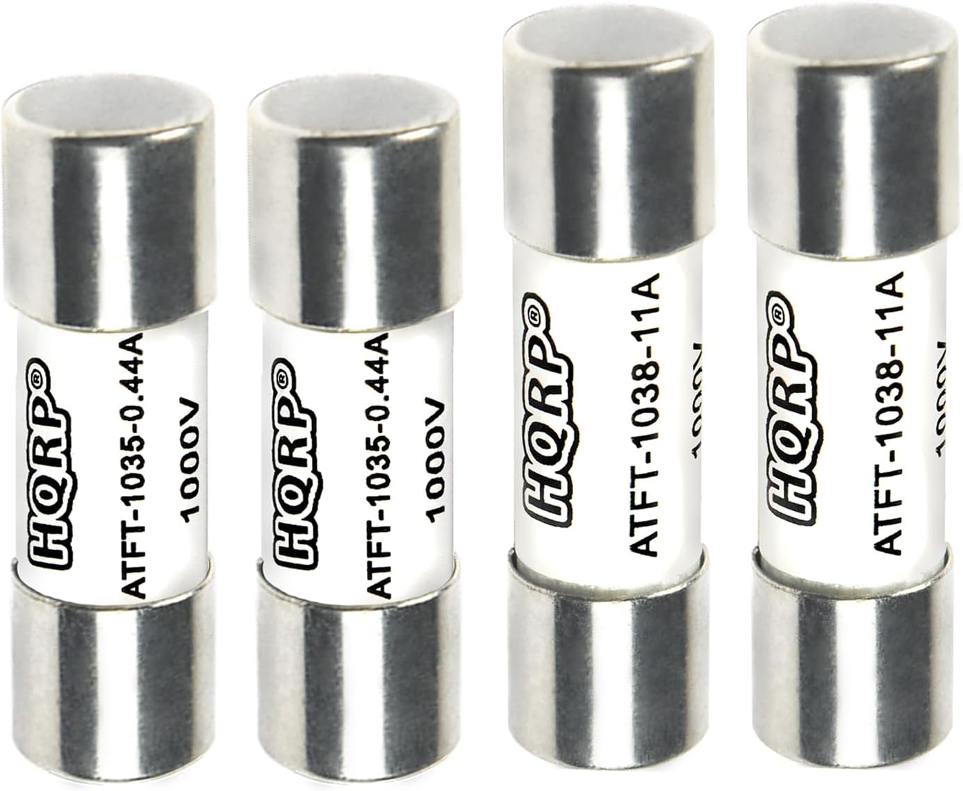 HQRP Combo Pack: 1 pcs DMM-11a + 1 pcs DMM-B-44/100 Fast Acting Digital Multimeter fuses 1000V Replacement Fuses for Cooper Bussmann, Buss, Littelfuse, Compatible with Fluke, Klein, Brymen, Agilent