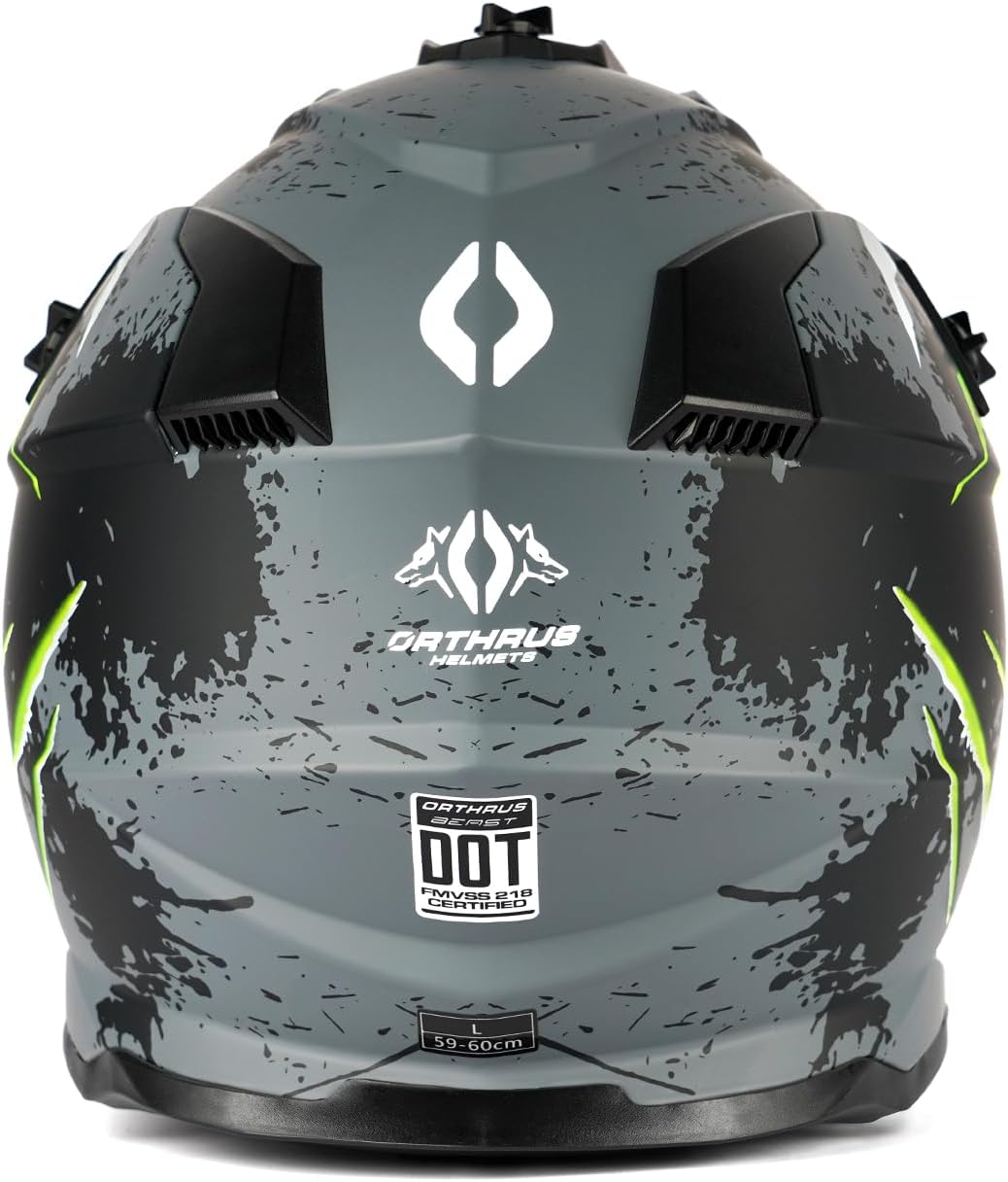 Orthrus Greyhound Off-Road Motorcycle Helmet