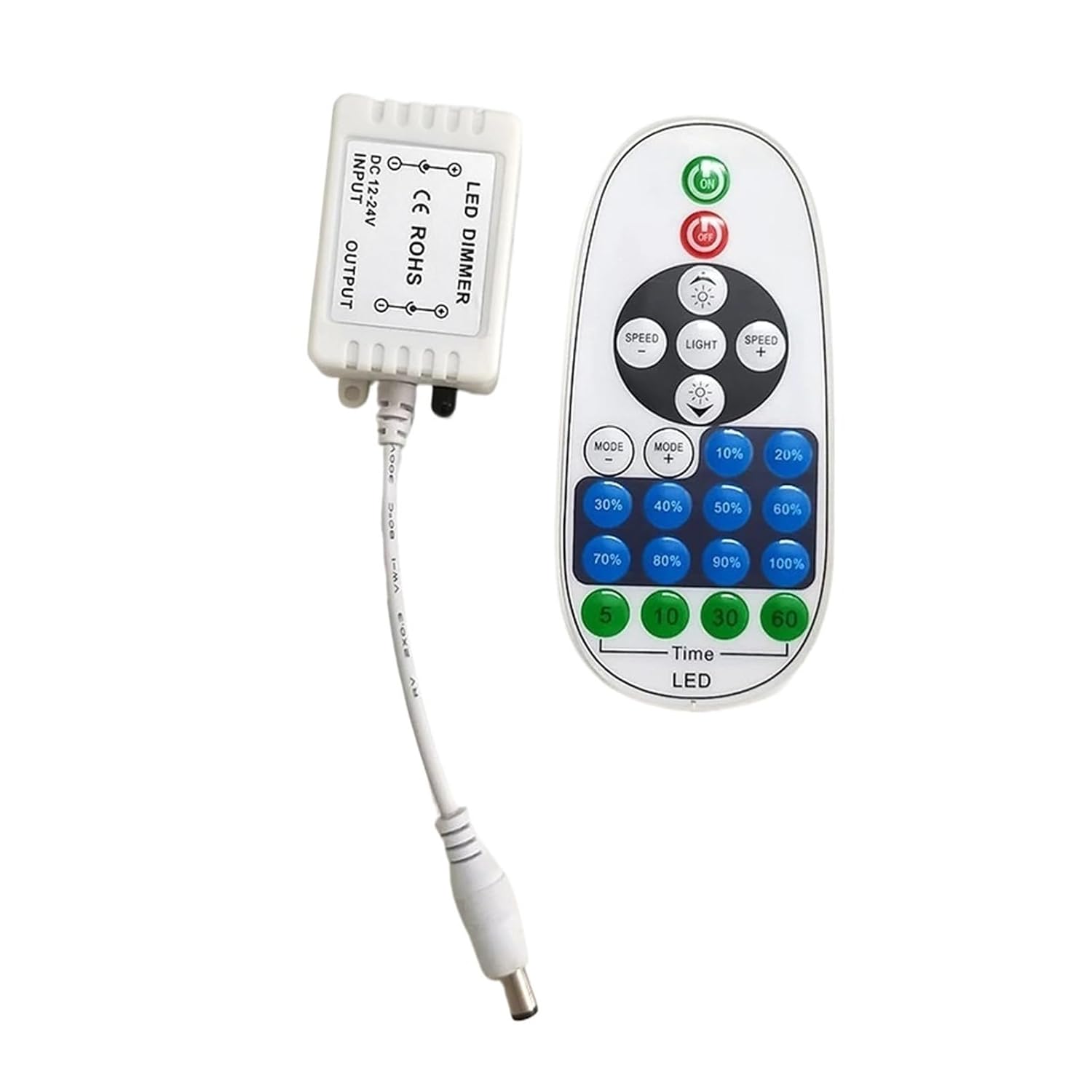 23-Key LED Single Color dimmer Controller Remote Control Timer Switch dimmer DC 12V 24V 6A for 5050 2835 Light Strip