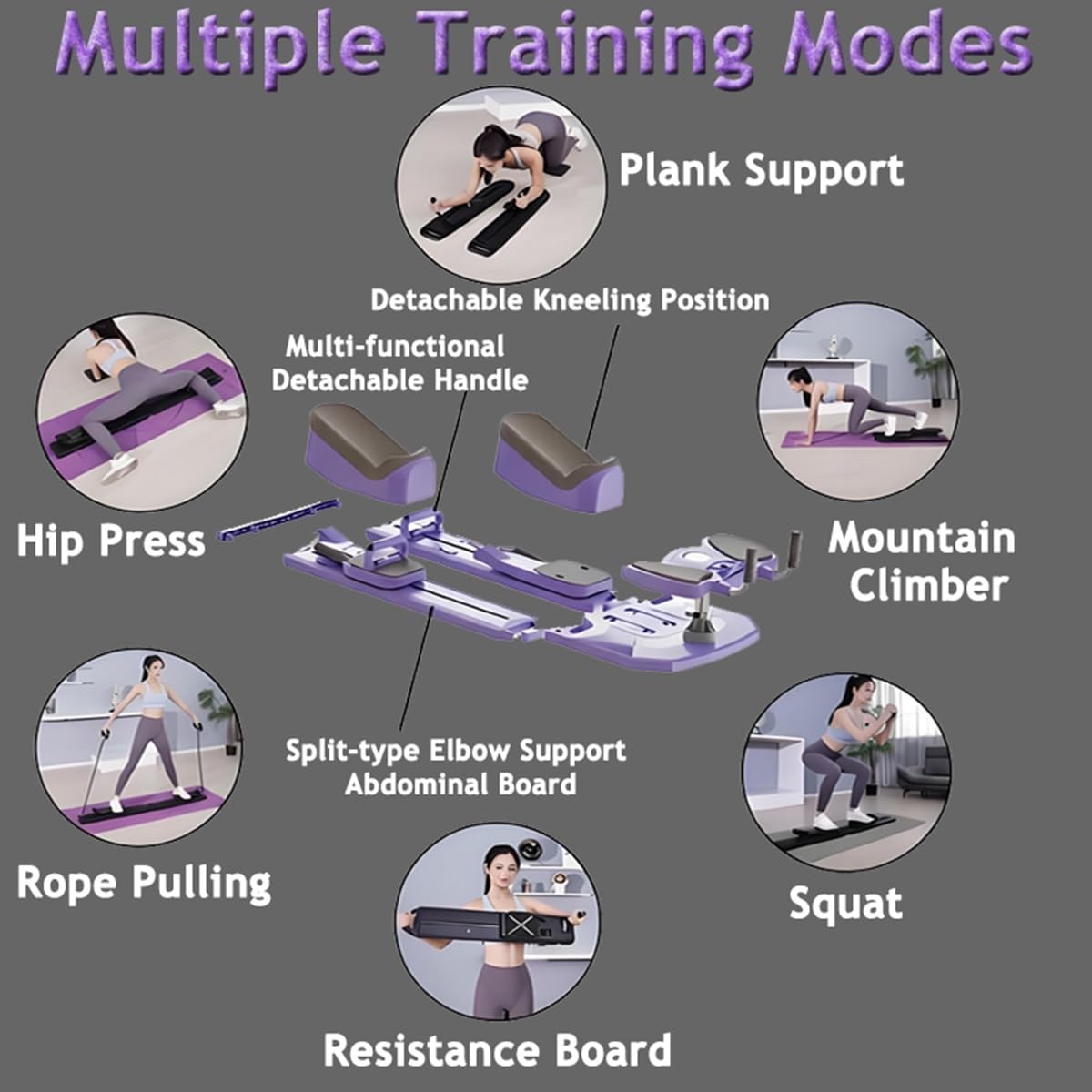 Spine Twist & Stretch Trainer – maszyna do ćwiczeń pełzania, modelująca talię, rozciągająca nogi i aktywująca mięśnie korpusu, 3-stopniowa regulacja wysokości, długość pełzania 70 cm