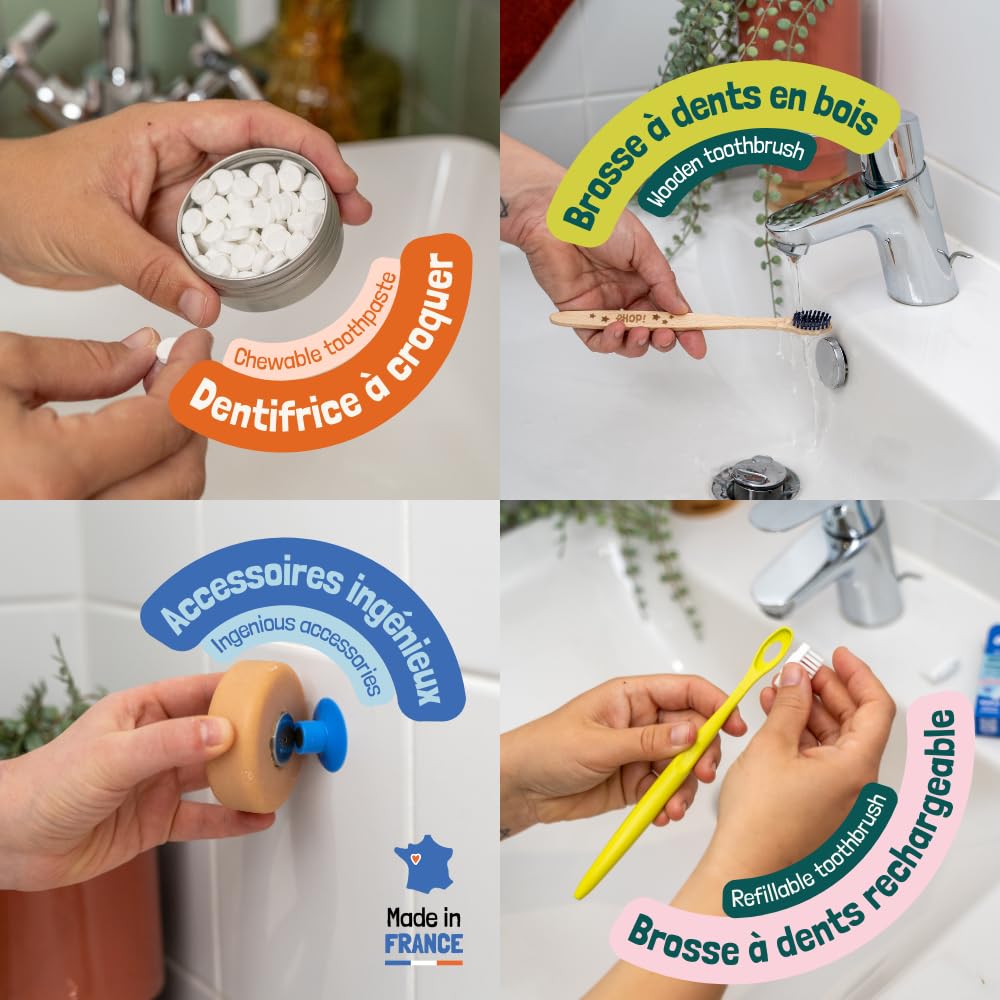 Porte-savon Aimanté Avec Ventouse - Lot De 3 Transparents - Pour Douche, Cuisine - Protège L'aimant, Savon Solide - 5