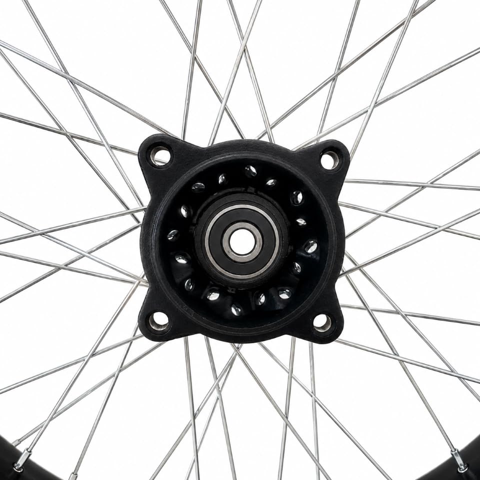 Dirtbike Stahlfelge Pitbike Rad Ersatzfelge 1,85 x 14 Zoll hinten 15 mm Achse