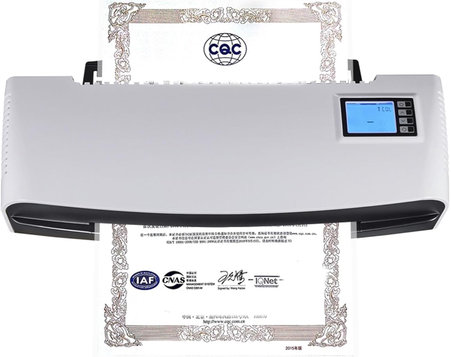 A3/A4 Thermoplastic Cold Laminating Machine,13.4 inch Laminating Machine,6-Roller No Preheating Required,39inches/Minute, Photo Laminator