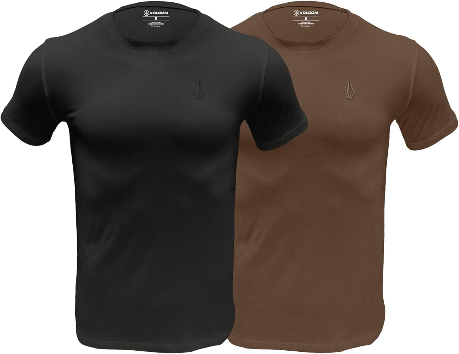 Volcom Mens Crew Neck Undershirts/Ultra Soft 100% Cotton T-Shirt - Image 6