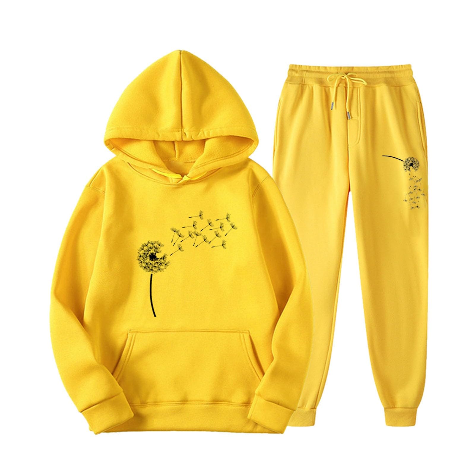 Tuta da jogging da donna in due pezzi, elegante, set da 2 pezzi, comoda
