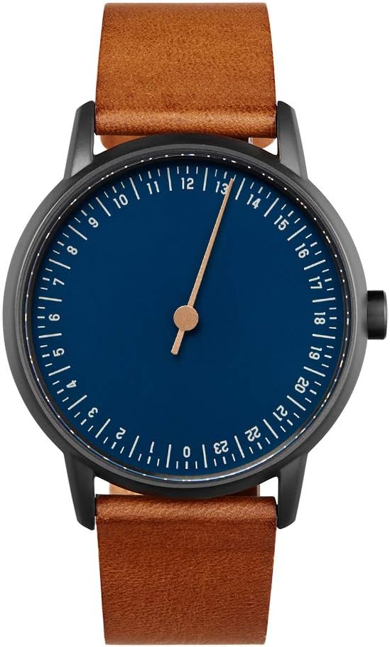 Round 11 - Brown Leather, Anthracite Case, Blue Dial