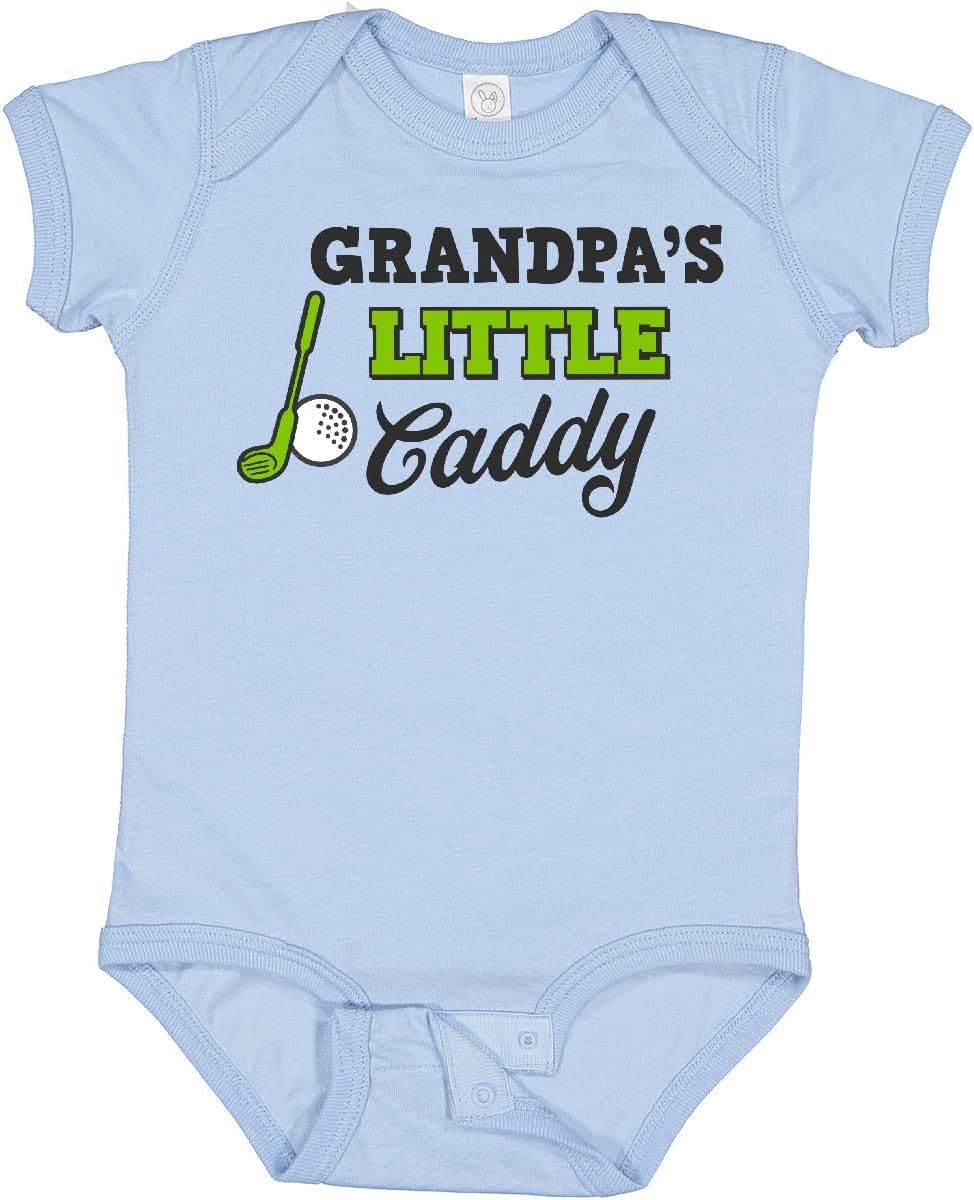 inktastic Grandpas Little Caddy with Golf Club and Ball Baby Bodysuit