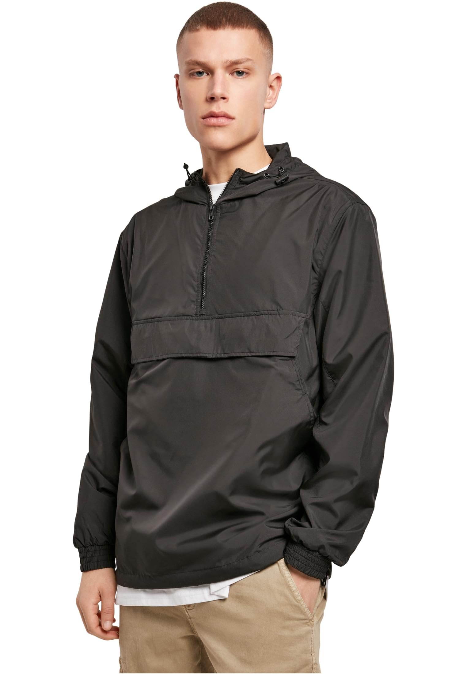Build Your Brand Basic Pull Over Jacket Giacca a Vento Uomo