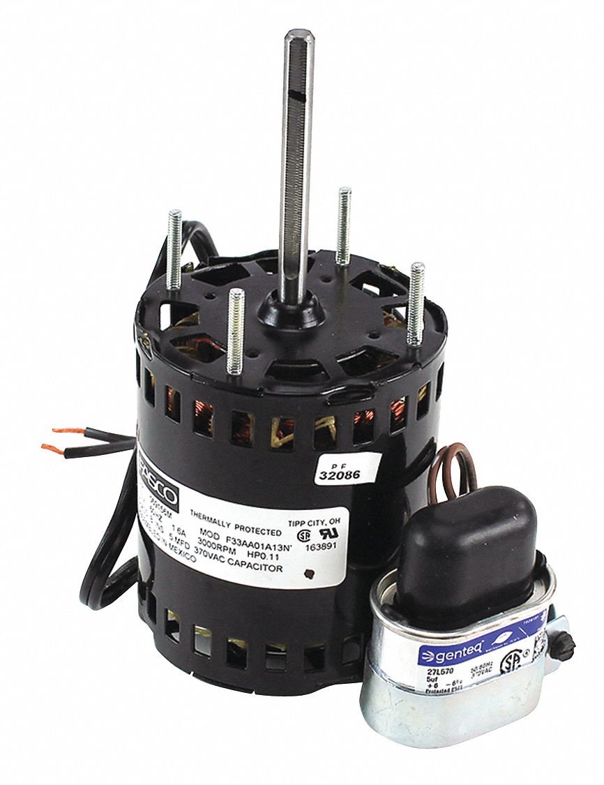 Ventor Motor, 115V with Capacitor