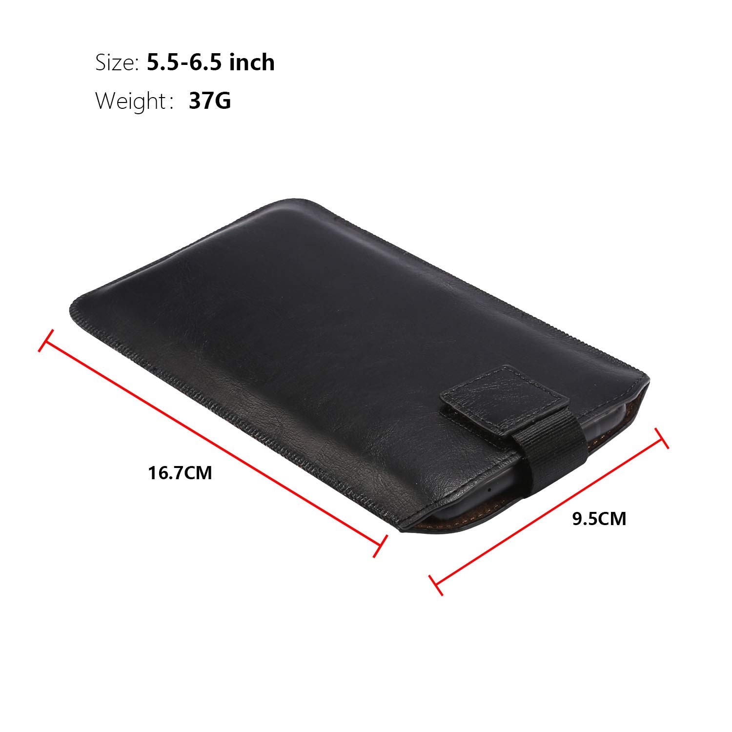 Sac Téléphone Portable Ceinture MeganStore - Pochette Universelle Cuir Téléphone & Cartes