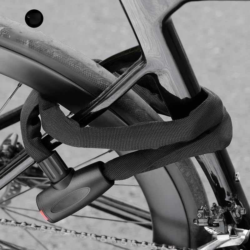 Lucchetto Bici Lucchetto for bicicletta con catena MTB for bici da strada, lucchetto in acciaio addensato Catena Bici